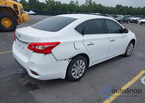 2016 Nissan Sentra S из США, поврежденный, VIN 3N1AB7AP7GY333852